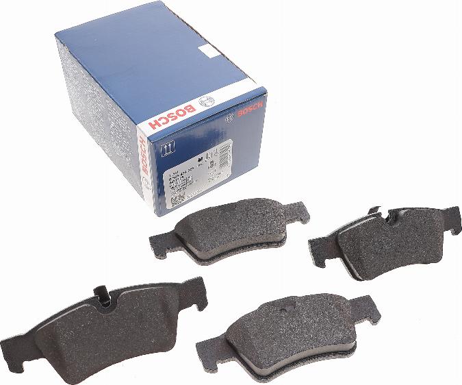 BOSCH 0 986 494 256 - Kit de plaquettes de frein, frein à disque cwaw.fr