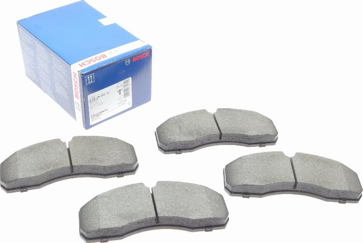 BOSCH 0 986 494 266 - Kit de plaquettes de frein, frein à disque cwaw.fr