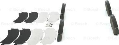 BOSCH 0 986 494 204 - Kit de plaquettes de frein, frein à disque cwaw.fr