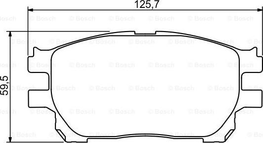 BOSCH 0 986 494 212 - Kit de plaquettes de frein, frein à disque cwaw.fr