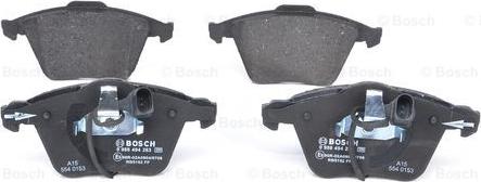 BOSCH 0 986 494 283 - Kit de plaquettes de frein, frein à disque cwaw.fr