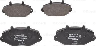 BOSCH 0 986 494 287 - Kit de plaquettes de frein, frein à disque cwaw.fr