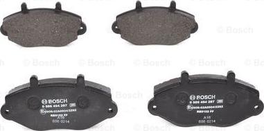 BOSCH 0 986 494 287 - Kit de plaquettes de frein, frein à disque cwaw.fr