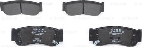 BOSCH 0 986 494 230 - Kit de plaquettes de frein, frein à disque cwaw.fr