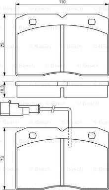 BOSCH 0 986 494 276 - Kit de plaquettes de frein, frein à disque cwaw.fr