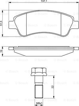 BOSCH 0 986 494 270 - Kit de plaquettes de frein, frein à disque cwaw.fr