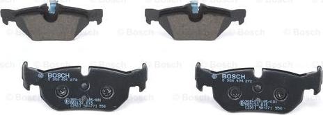 BOSCH 0 986 494 272 - Kit de plaquettes de frein, frein à disque cwaw.fr