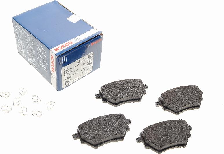 BOSCH 0 986 494 716 - Kit de plaquettes de frein, frein à disque cwaw.fr