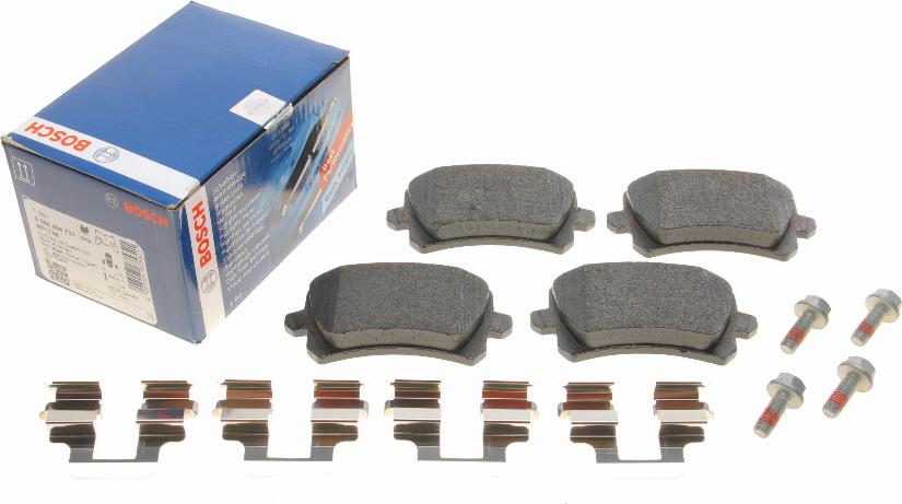 BOSCH 0 986 494 731 - Kit de plaquettes de frein, frein à disque cwaw.fr