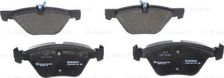 BOSCH 0 986 494 729 - Kit de plaquettes de frein, frein à disque cwaw.fr