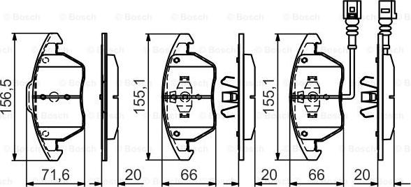 BOSCH 0 986 495 432 - Kit de plaquettes de frein, frein à disque cwaw.fr