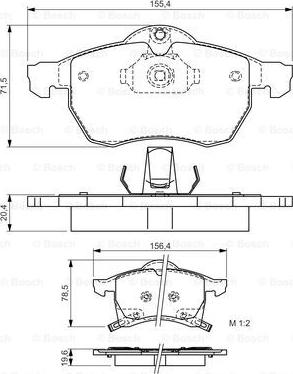 BOSCH 0 986 495 012 - Kit de plaquettes de frein, frein à disque cwaw.fr