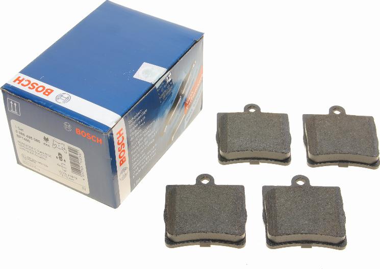 BOSCH 0 986 495 080 - Kit de plaquettes de frein, frein à disque cwaw.fr