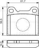 BOSCH 0 986 495 141 - Kit de plaquettes de frein, frein à disque cwaw.fr