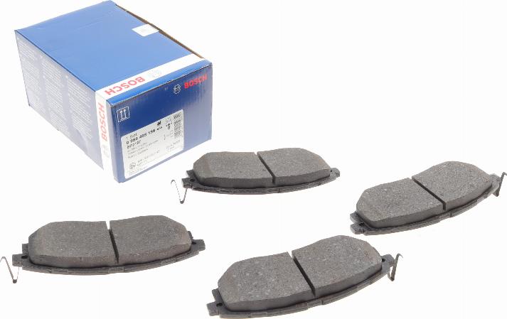 BOSCH 0 986 495 156 - Kit de plaquettes de frein, frein à disque cwaw.fr