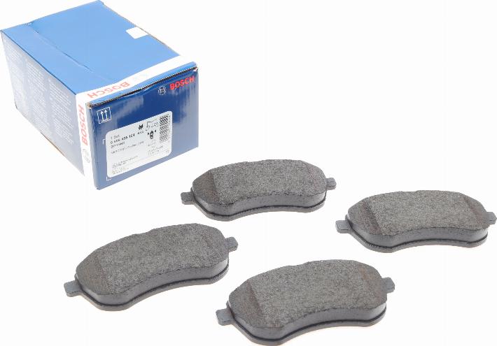 BOSCH 0 986 495 104 - Kit de plaquettes de frein, frein à disque cwaw.fr