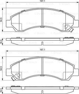 BOSCH 0 986 495 391 - Kit de plaquettes de frein, frein à disque cwaw.fr