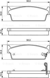 BOSCH 0 986 495 329 - Kit de plaquettes de frein, frein à disque cwaw.fr