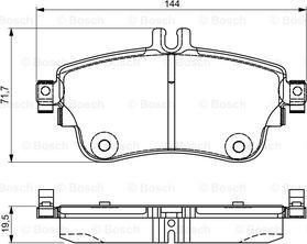 BOSCH 0 986 495 299 - Kit de plaquettes de frein, frein à disque cwaw.fr