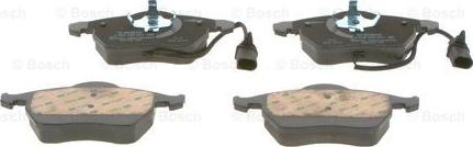 BOSCH 0 986 495 241 - Kit de plaquettes de frein, frein à disque cwaw.fr