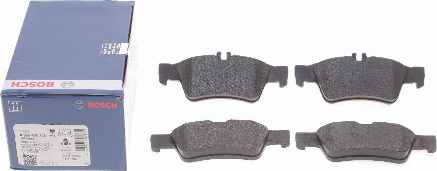 BOSCH 0 986 495 248 - Kit de plaquettes de frein, frein à disque cwaw.fr