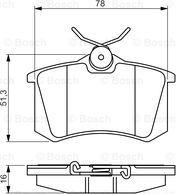 BOSCH 0 986 495 231 - Kit de plaquettes de frein, frein à disque cwaw.fr