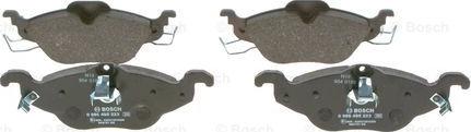 BOSCH 0 986 495 223 - Kit de plaquettes de frein, frein à disque cwaw.fr