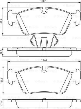 ATE 607215 - Kit de plaquettes de frein, frein à disque cwaw.fr