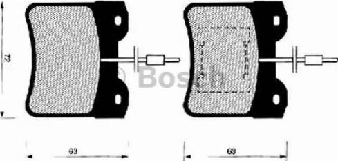 BOSCH 0 986 490 760 - Kit de plaquettes de frein, frein à disque cwaw.fr