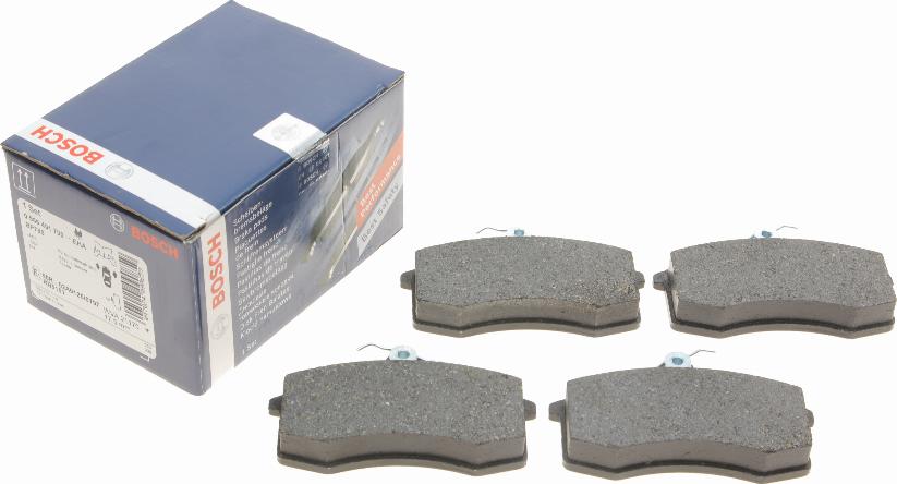 BOSCH 0 986 491 700 - Kit de plaquettes de frein, frein à disque cwaw.fr