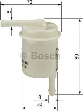 BOSCH 0 986 450 009 - Filtre à carburant cwaw.fr