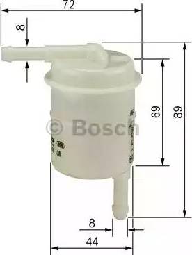 BOSCH 0 986 450 016 - Filtre à carburant cwaw.fr