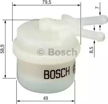 BOSCH 0 986 450 039 - Filtre à carburant cwaw.fr