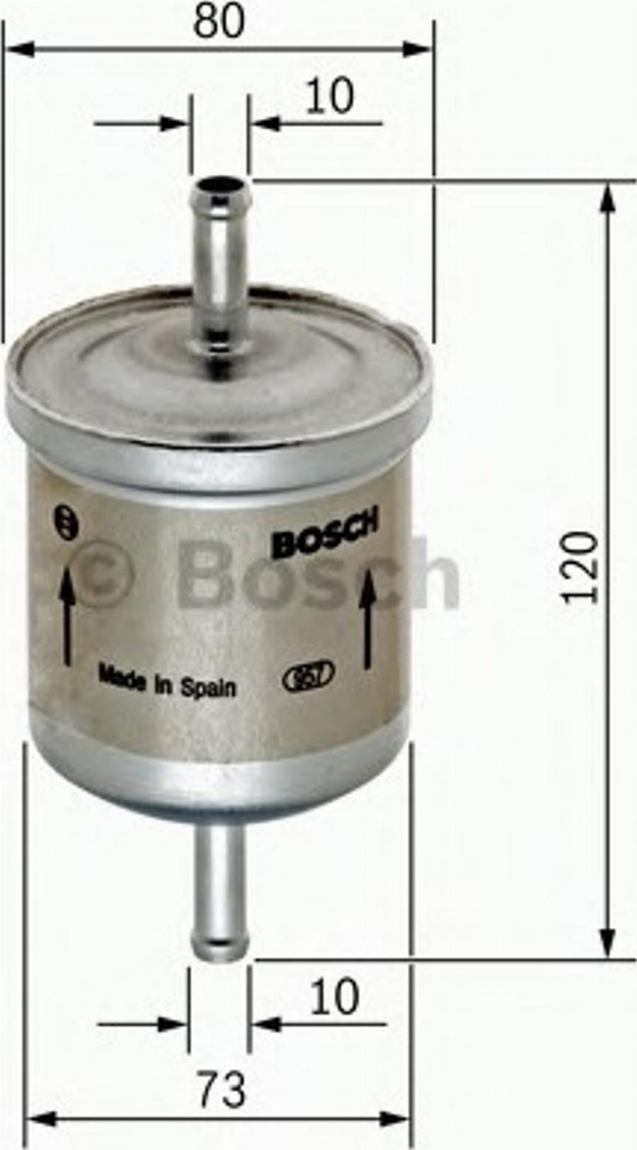 BOSCH 0 986 450 150 - Filtre à carburant cwaw.fr