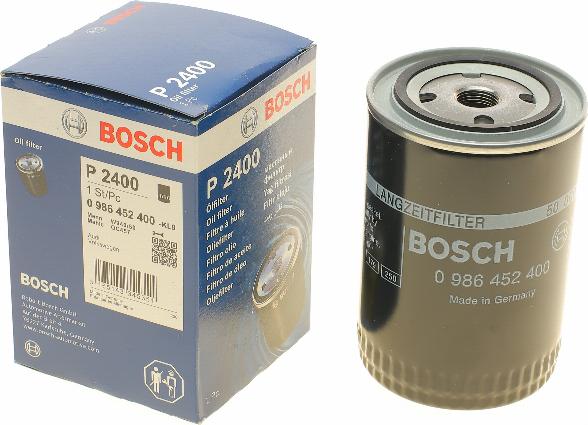 BOSCH 0 986 452 400 - Filtre à huile cwaw.fr