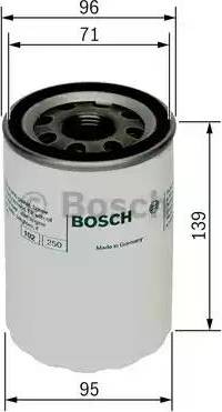 BOSCH 0 986 452 046 - Filtre à huile cwaw.fr