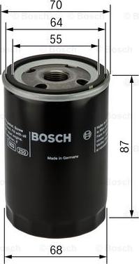 BOSCH 0 986 452 041 - Filtre à huile cwaw.fr