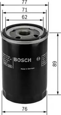 BOSCH 0 986 452 068 - Filtre à huile cwaw.fr