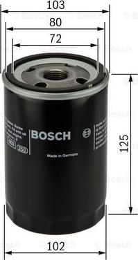 BOSCH 0 986 452 062 - Filtre à huile cwaw.fr