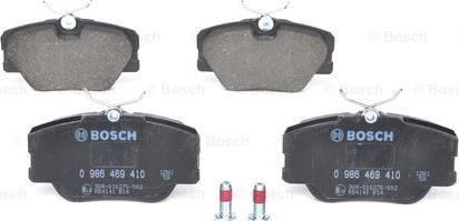 BOSCH 0 986 469 410 - Kit de plaquettes de frein, frein à disque cwaw.fr