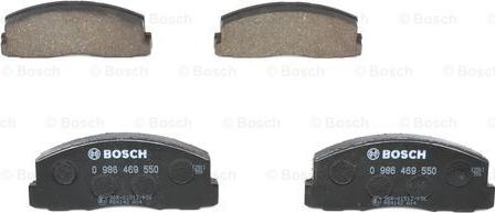 BOSCH 0 986 469 550 - Kit de plaquettes de frein, frein à disque cwaw.fr