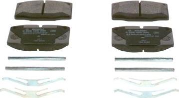 BOSCH 0 986 469 390 - Kit de plaquettes de frein, frein à disque cwaw.fr