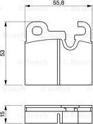 BOSCH 0 986 464 361 - Kit de plaquettes de frein, frein à disque cwaw.fr