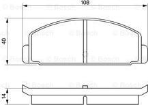 BOSCH 0 986 465 931 - Kit de plaquettes de frein, frein à disque cwaw.fr