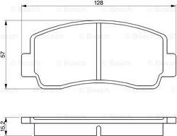 BOSCH 0 986 465 111 - Kit de plaquettes de frein, frein à disque cwaw.fr