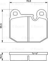 BOSCH 0 986 465 881 - Kit de plaquettes de frein, frein à disque cwaw.fr