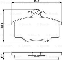 BOSCH 0 986 465 745 - Kit de plaquettes de frein, frein à disque cwaw.fr