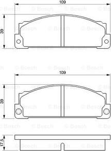 BOSCH 0 986 466 471 - Kit de plaquettes de frein, frein à disque cwaw.fr