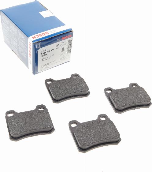 BOSCH 0 986 466 874 - Kit de plaquettes de frein, frein à disque cwaw.fr