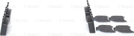 BOSCH 0 986 466 871 - Kit de plaquettes de frein, frein à disque cwaw.fr